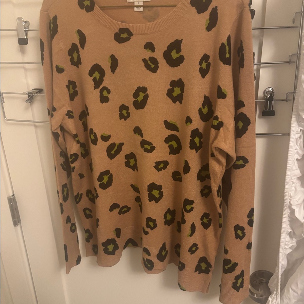 Style & Co. Camel Knit Top